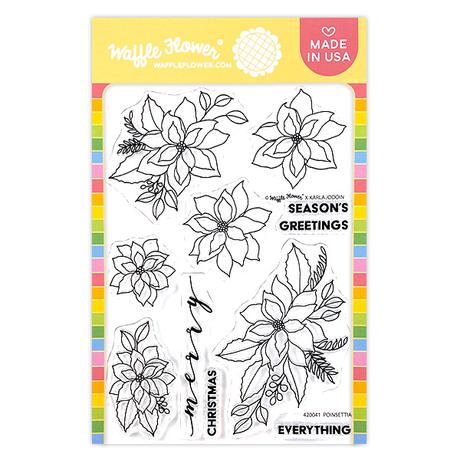 Poinsettia Stamp Set