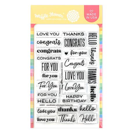 Classic Sentiments Stamp Set