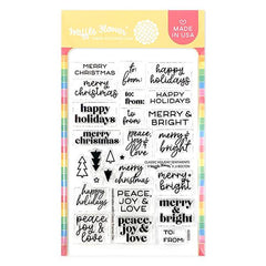 Ensemble de tampons Classic Holiday Sentiments