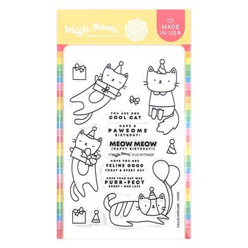 Set de tampons anniversaire chatons