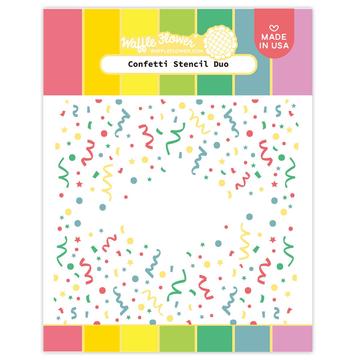 Confetti Stencil Duo