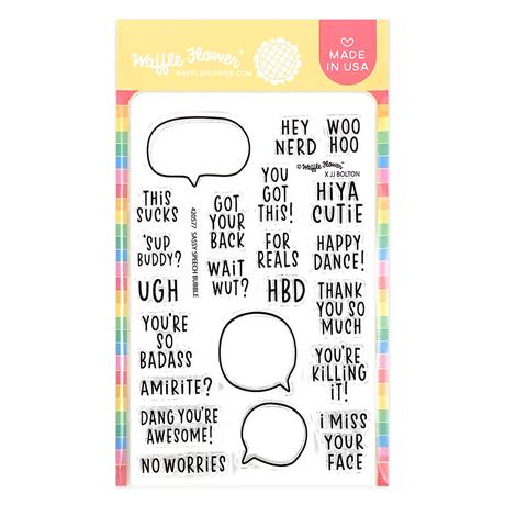 Sassy Speech Bubble Stamp Set