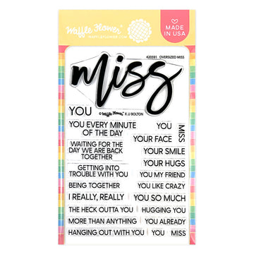 Oversized Miss Stamp Set