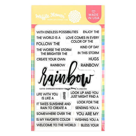 Oversized Rainbow Sentiments