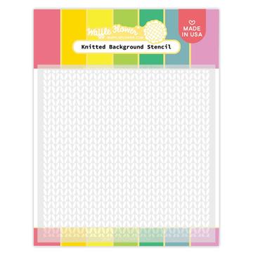Knitted Background Stencil