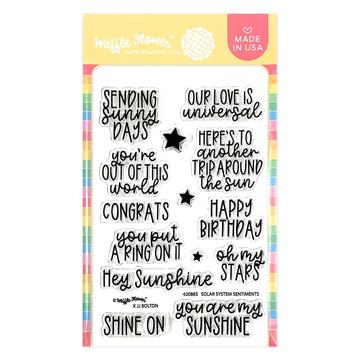 Solar System Sentiments Stamp Set