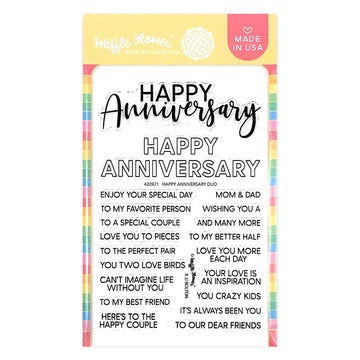 Happy Anniversary Duo Stamp Set