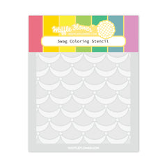 Swag Coloring Stencil