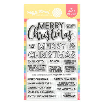 Merry Christmas Duo Stamp Set