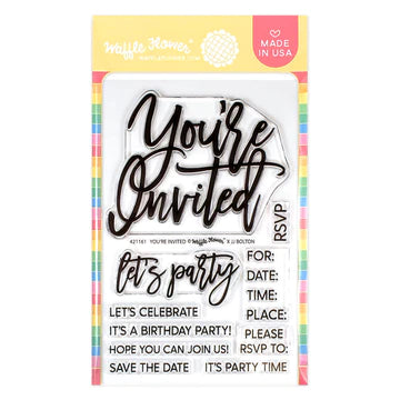 Oversized You're Invited Stamp Set