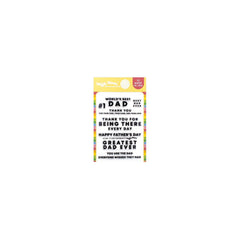 #1 Dad Sentiments Stamp Set
