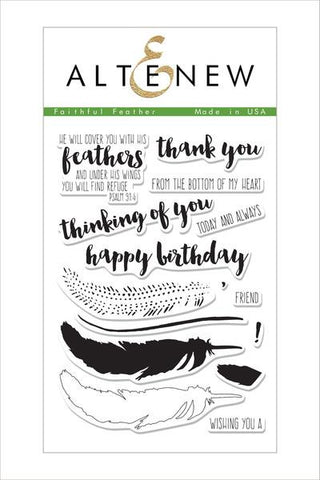 Faithful Feather Stamp Set - RETIRING