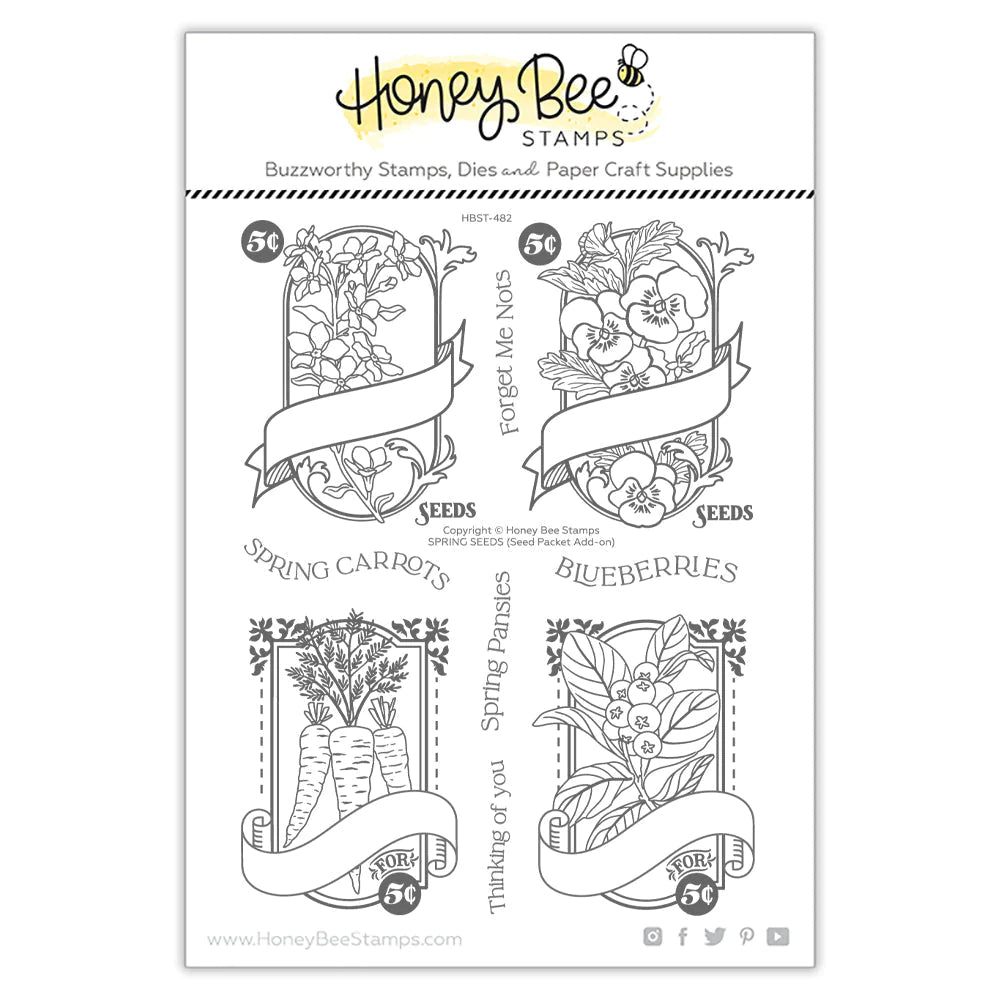 Spring Seeds - 6x8 Stamp Set