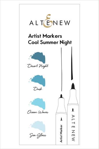 Ensemble de marqueurs d'artiste Cool Summer Nights