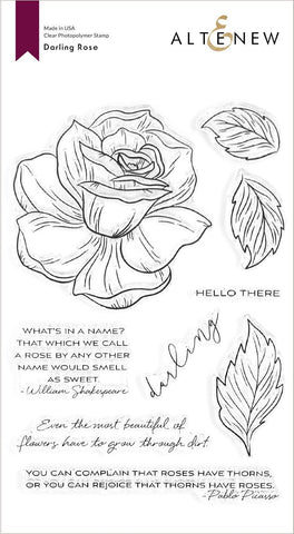 Darling Rose Stamp Set - RETIRING