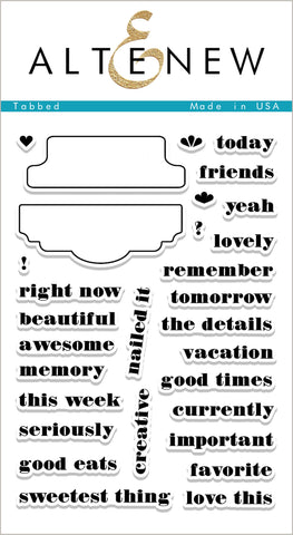 Tabbed Stamp Set - RETIRING