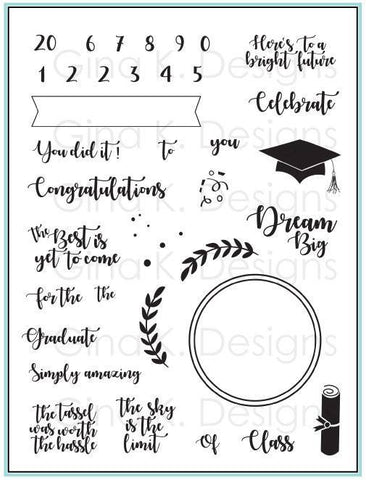 For The Grad Stamp Set Stamp Set