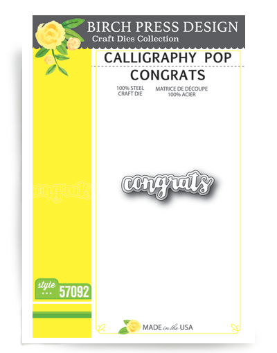 Calligraphy Pop Congrats
