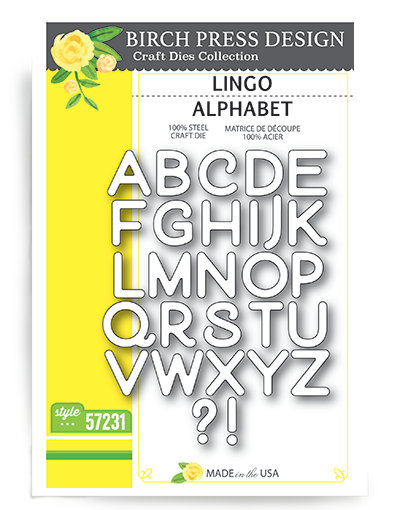 Matrice de découpe de l'alphabet Lingo