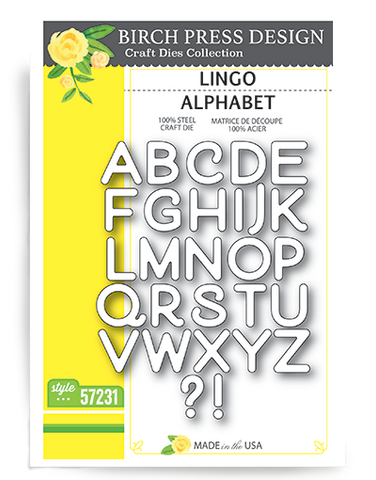 Matrice de découpe de l'alphabet Lingo