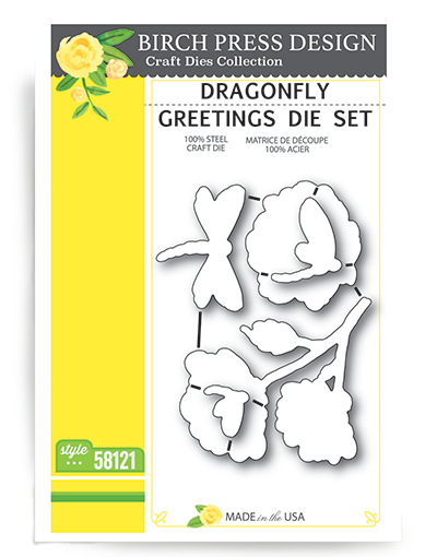 Dragonfly Greetings Die Set