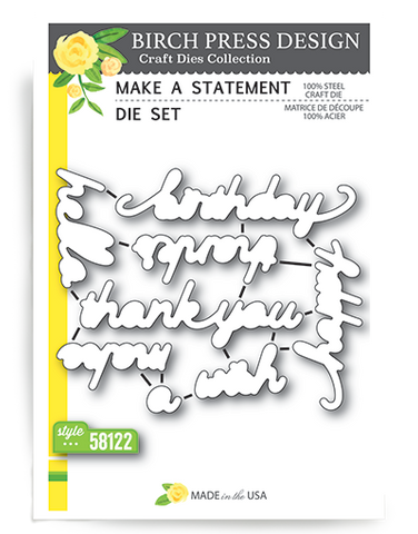 Make A Statement Die Set