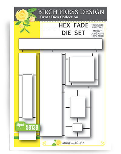 Jeu de matrices de fondu hexagonal