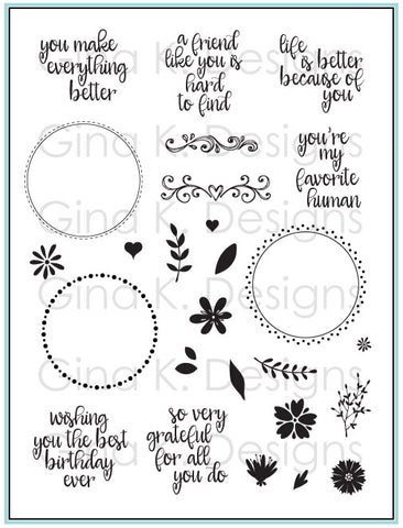 Original Wreath Builder Stamp Set (stamp set only) Stamp Set