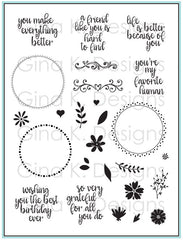 Jeu de tampons Original Wreath Builder (jeu de tampons uniquement)