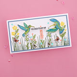 Hummingbird Build a Scene Stamp & Die Set from the Bibi's Hummingbirds Collection