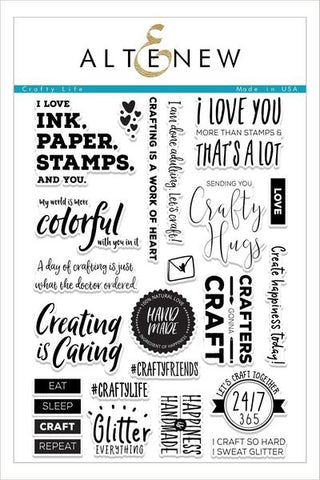 Crafty Life Stamp Set - RETIRING