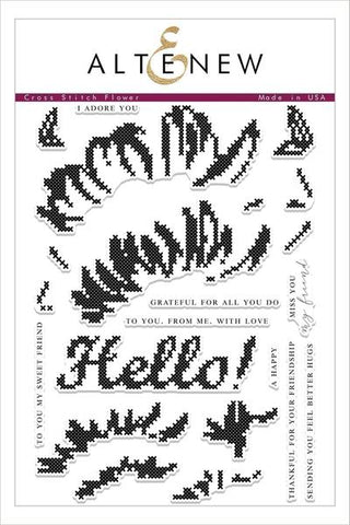 Cross Stitch Flower Stamp Set - RETIRING