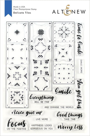 Delicate Tiles Stamp Set