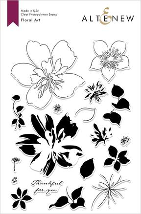 Floral Art Stamp Set