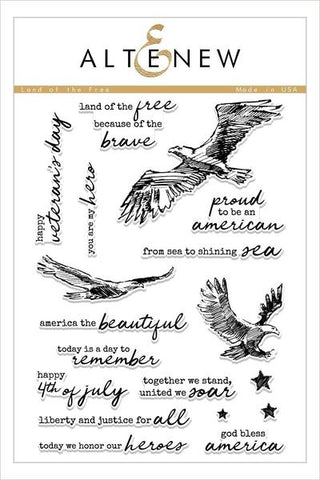 Land Of The Free Stamp Set - RETIRING