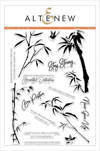 Never Give Up Stamp Set