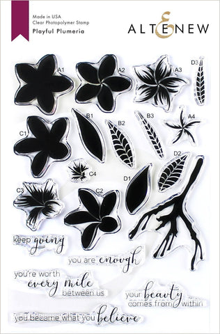 Playful Plumeria Stamp Set - RETIRING