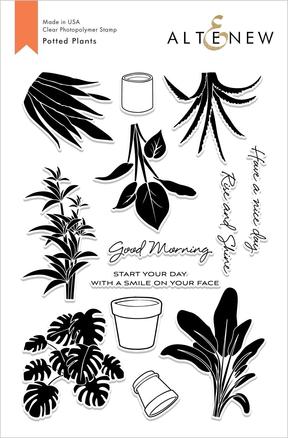 Potted Plants Stamp Set