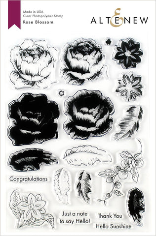 Rose Blossom Stamp Set