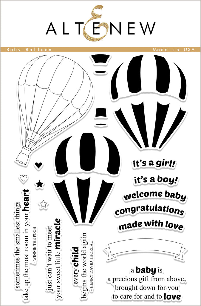 Baby Balloon Stamp Set