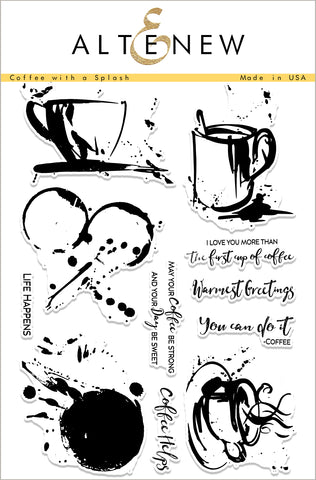 Coffee With A Splash Stamp Set