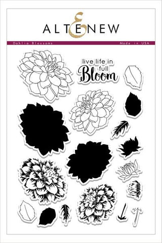 Dahlia Blossoms Stamp Set - RETIRING