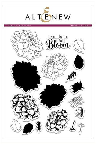 Dahlia Blossoms Stamp Set