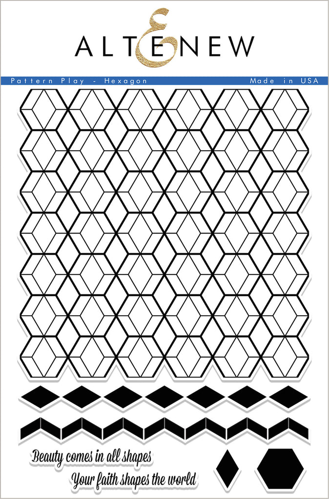 Pattern Play - Jeu de tampons hexagonaux