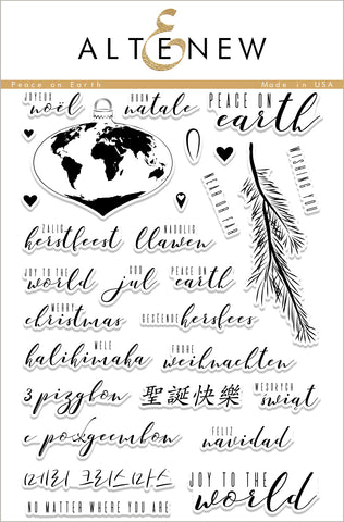 Peace On Earth Stamp Set - RETIRING