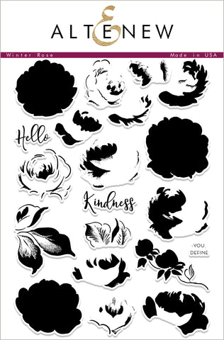 Winter Rose Stamp Set - RETIRING