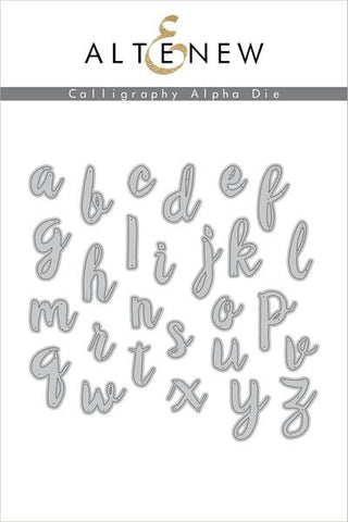 Ensemble de matrices Alpha de calligraphie
