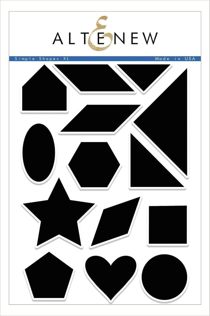 Simple Shapes XL Stamp Set