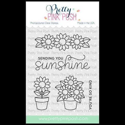 Potted Sunflowers Stamp Set