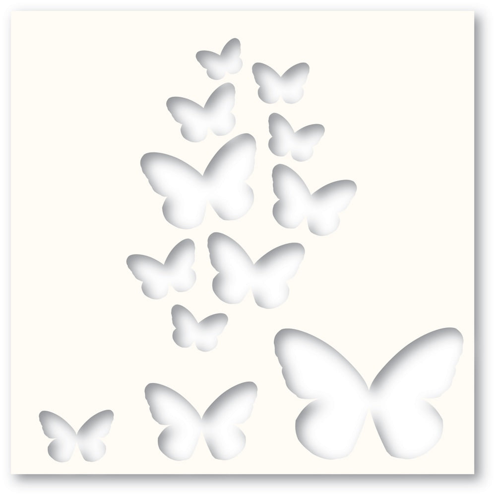 Butterfly Coterie Collage Stencil
